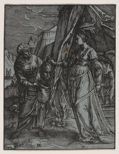 Judith ja Holofernesin pää tekijältä Claes Jansz. Visscher