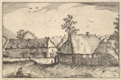 Suuret vajat, levy 21 Brabantin maakunnasta, n. 1610 tekijältä Claes Jansz Visscher