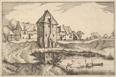Lampi, levy 9 Brabantin maakunnasta, n. 1610 tekijältä Claes Jansz Visscher