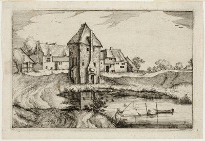 The Pond, levy yhdeksän Maatilojen, maalaistalojen ja maalaiskylien kuvien (Praediorum villarum et rusticarum casularum icones) jälkeen. tekijältä Claes Jansz. Visscher II