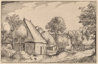 Maatilapiha tekijältä Claes Jansz Visscher after Johannes van Doetechum, the Elder after Lucas