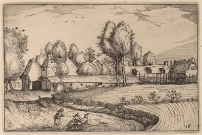 Tie peltoa pitkin tekijältä Claes Jansz Visscher after Johannes van Doetechum, the Elder after Lucas