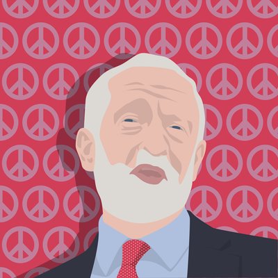 Jeremy Corbynin muotokuva tekijältä Claire Huntley