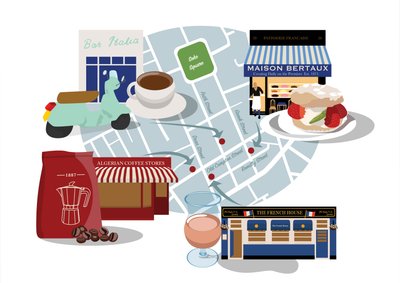 Soho-klassikoita kahville, kakulle ja viinille! tekijältä Claire Huntley