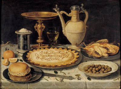 Nature morte - Asetelma - Clara Peetersin (1594-1658) maalaus tekijältä Charlotte Evans