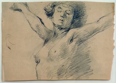 Weiblicher Akt, Halbfigur tekijältä Clara Siewert