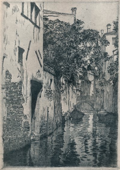 San Agostinon kanava, Venetsia, 1905 1914-1915 tekijältä Clarence Gagnon