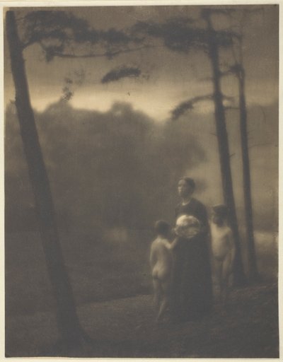 Ilta – äiti ja pojat tekijältä Clarence H. White