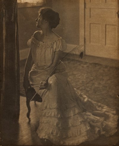 Riikinkukon sulka, n. 1902. tekijältä Clarence H. White