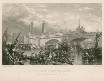 New London Bridgen avajaiset tekijältä Clarkson Frederick Stanfield