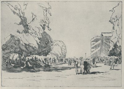 Ascot - Paddock, 1914, 1920 tekijältä Claude Allin Shepperson