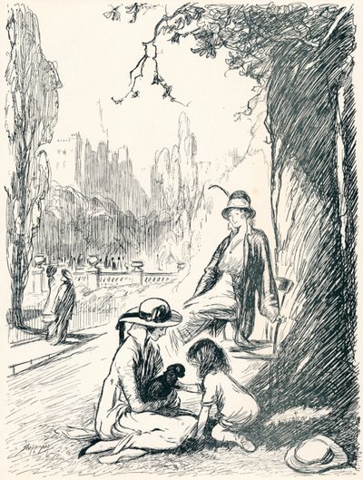 Kensington Gardensissa - Stage Six, vuodelta 1920 tekijältä Claude Allin Shepperson
