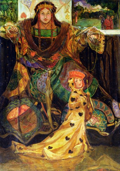Sydänten kuningatar (öljy) tekijältä Claude Andrew Calthrop