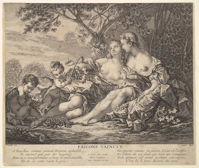 Erigone voitti, n. 1745. tekijältä Claude Augustin Duflos