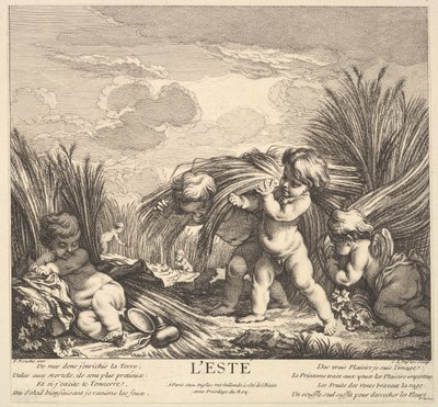 Kesä, 1735-86. tekijältä Claude Augustin Duflos