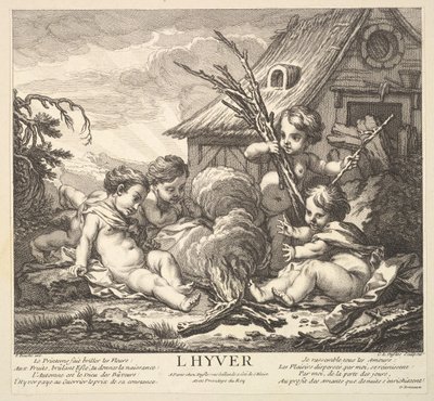 Talvi, 1735-86. tekijältä Claude Augustin Duflos