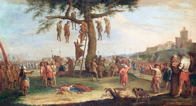 The Hanging, "Miseries and Misfortunes of War" -sarjasta Jacques Callot
