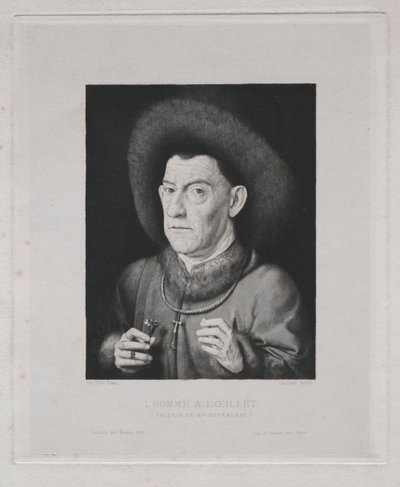 Mies vaaleanpunaisella. tekijältä Claude Ferdinand Gaillard