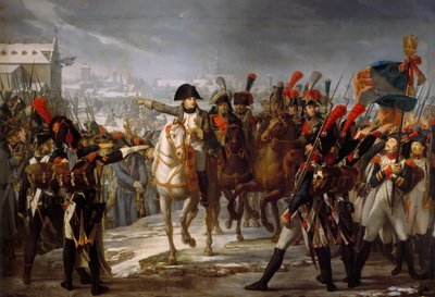 Napoleonin puhe Grande Arméen 2. joukolle ennen Augsburgin hyökkäystä 12. lokakuuta 1. tekijältä Claude Gautherot
