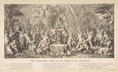 Fête of Bacchus.n.d. tekijältä Claude Gillot