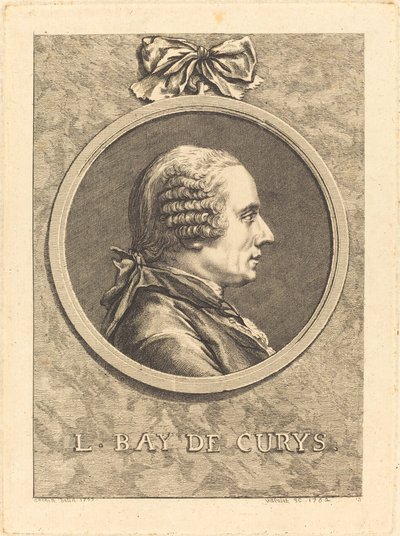L. Bay de Curys tekijältä Claude Henri Watelet after Charles Nicolas Cochin II