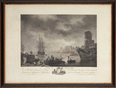 Ranskalaiset teräskaiverrukset tekijältä Claude Joseph (after) Vernet
