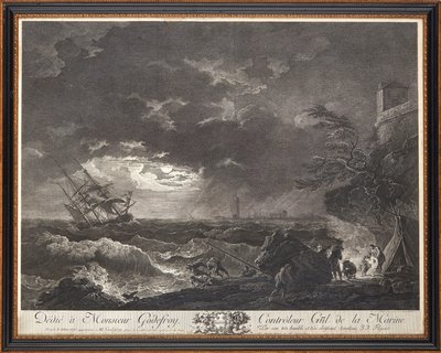 Ranskalaiset teräskaiverrukset tekijältä Claude Joseph (after) Vernet