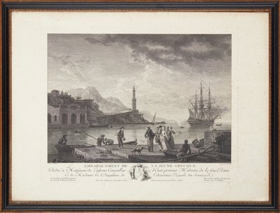 Ranskalaiset teräskaiverrukset tekijältä Claude Joseph (after) Vernet