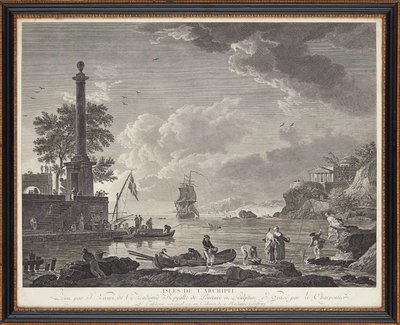 Ranskalaiset teräskaiverrukset tekijältä Claude Joseph (after) Vernet