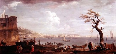 Napolinlahti etelästä tekijältä Claude Joseph Vernet