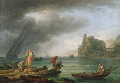 Rannikkokohtaus tekijältä Claude Joseph Vernet