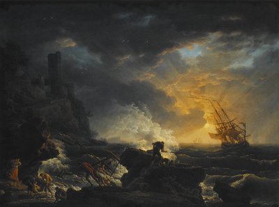 Haaksirikko, 1700-luvun toinen puoli. tekijältä Claude Joseph Vernet