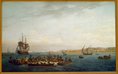 Tonnikalan kalastus. Joseph Vernet