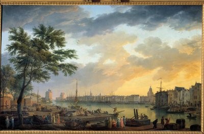 Näkymä La Rochellen satamasta Joseph Vernet
