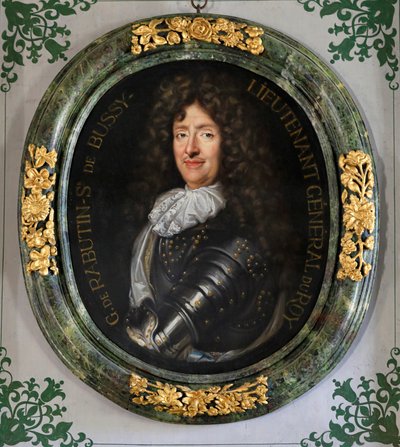 Roger Bussy-Rabutinin muotokuva. Bussy-Rabutinin linna. tekijältä Claude Lefebvre