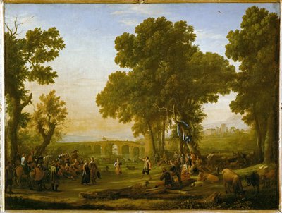 Kyläjuhla ... tekijältä Claude Lorrain (1600-82)