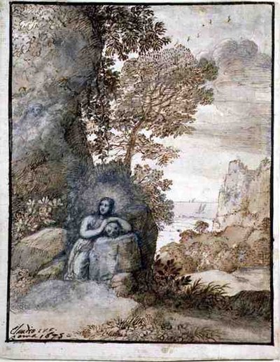 Maisema Magdalenan kanssa tekijältä Claude Lorrain