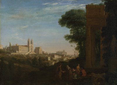 Näkymä Roomassa, 1632 tekijältä Claude Lorrain