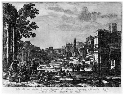 Vacino Field, c1620-1680 1924 tekijältä Claude Lorrain