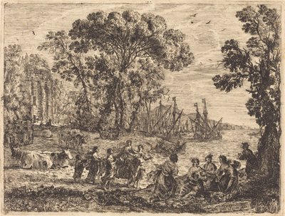 Eurooppa ja härkä tekijältä Claude Lorrain