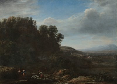 Italian maisema, n. 1630. tekijältä Claude Lorrain