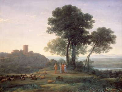 Jaakob ja Laban ja hänen tyttärensä tekijältä Claude Lorrain