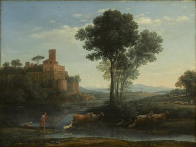 Maisema, jossa kuvataan Jaakobin matkaa tekijältä Claude Lorrain