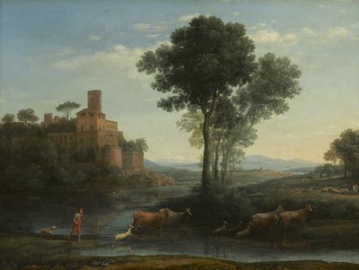 Maisema Jaakobin matkalla, 1677 tekijältä Claude Lorrain