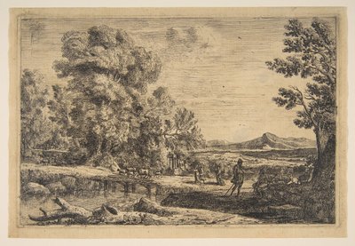 Rebecca ja Eliezer, n. 1638-41. tekijältä Claude Lorrain