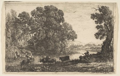 Lehmänpaimen, 1636. tekijältä Claude Lorrain