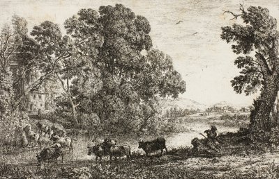 Lehmänpaimen, 1636 tekijältä Claude Lorrain