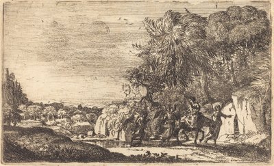 Lento Egyptiin (La fuite en Egypte) tekijältä Claude Lorrain