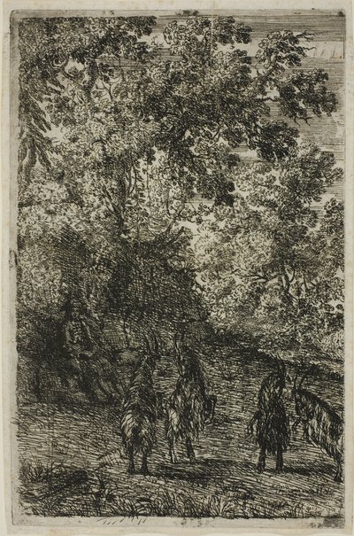 Neljä vuohetta tekijältä Claude Lorrain