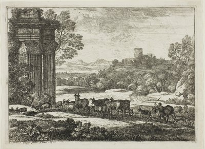 Lauma palaa myrskyisellä säällä tekijältä Claude Lorrain